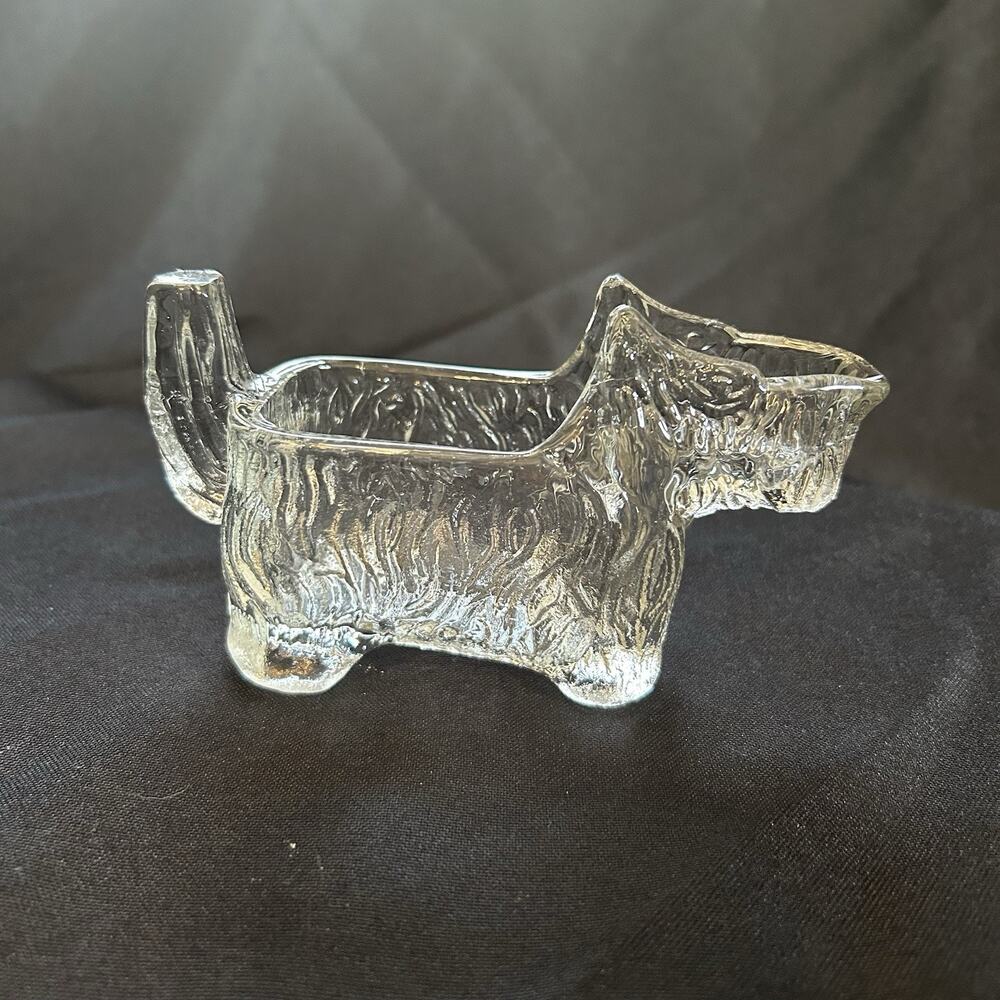 VINTAGE 1930s Scottie Terrier Dog Creamer Pitcher Card Holder, POST Cereal